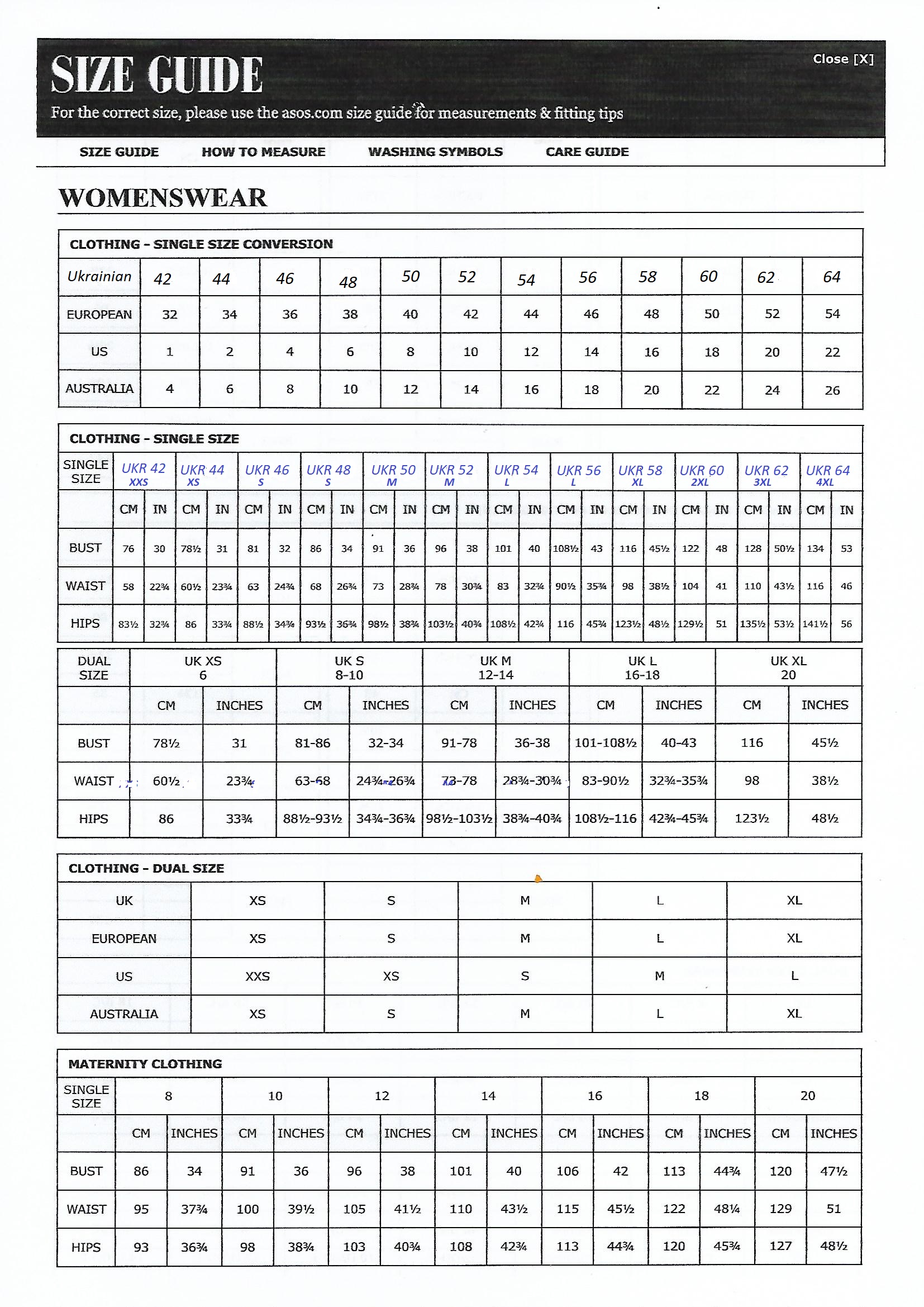 Eu clothing size to aus new arrivals